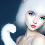 1663726373985-1146735527-Catgirl portrait, “Snowy Neko”, white hair, white skin, Japanese huma...png