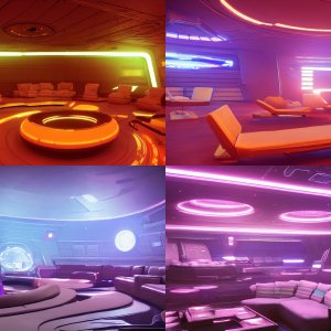 Starship Lounge Areas