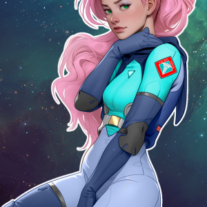 2023 Poppy Pink the medic by Wes