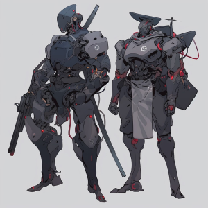 Anslen Volontany's Loyal Samurai Robots