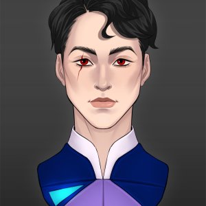 2024 Tanaka Yoshiro headshot by moshpit commissioned by Wes