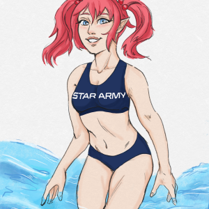 Media '2021 cherry in star army swimsuit.png' in category 'From the Roleplay Forums'