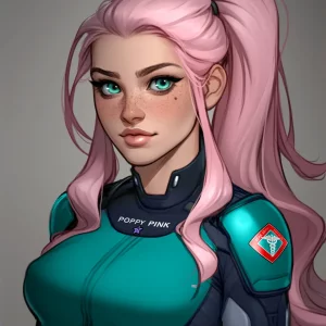 2024 Poppy Pink Headshot 2 by Wes