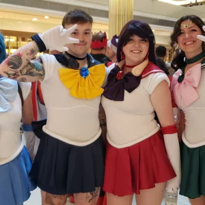 Sailor Moon Cosplayers at Dragon Con 2024