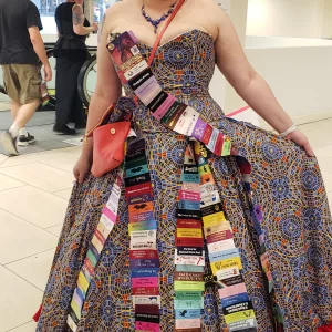 Beautiful Marriot Carpet Pattern Dress at Dragon Con 2024