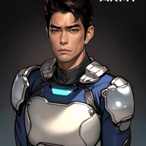 Star Army Male Humanoid