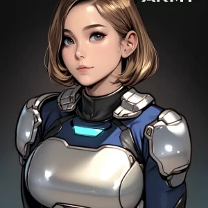 Star Army Female Humanoid