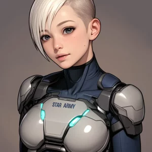 Star Army Female Humanoid