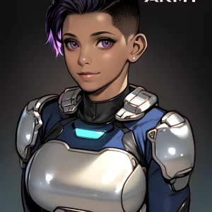 Star Army Female Humanoid