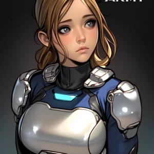 Star Army Female Humanoid