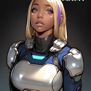 Star Army Female Humanoid