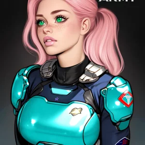 2024 Poppy Pink in explorer uniform type 47 by Wes