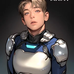 Star Army Male Humanoid