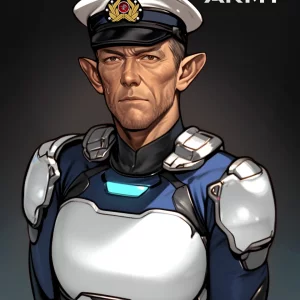 2024 Male Star Army Captain in Type 47 Explorer Uniform