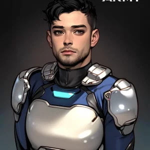 Star Army Male Humanoid