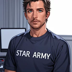 Star Army Male Humanoid