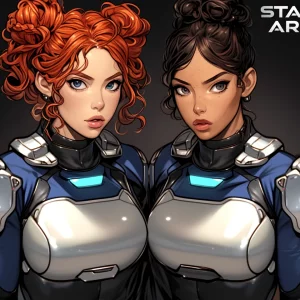 Star Army Female Humanoid Battle Buddies