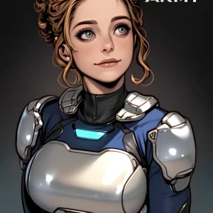 Star Army Female Humanoid