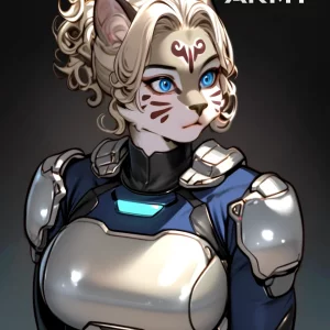 Star Army Female Anthro