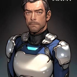 Star Army Male Humanoid