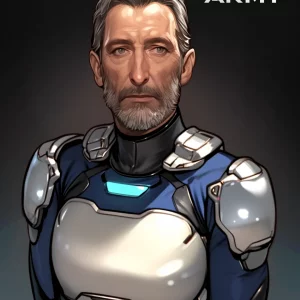 Star Army Male Humanoid