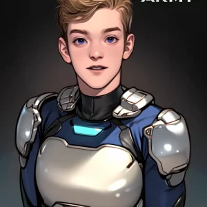 Star Army Male Humanoid - Younger