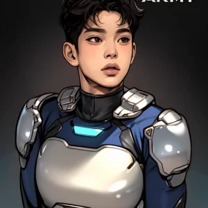 Star Army Male Humanoid - Korean look