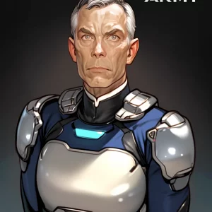 Star Army Male Humanoid - older