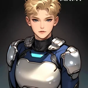 Star Army Male Humanoid - Younger blond dude