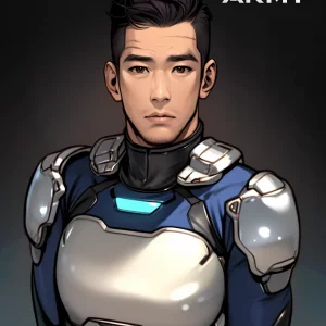 Star Army Male Humanoid