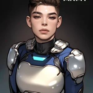 Star Army Male Humanoid