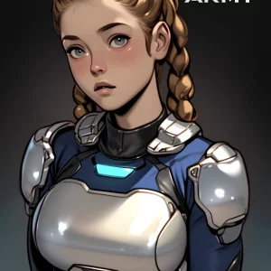 Star Army Female Humanoid