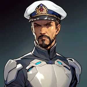 Media 'Star Army Male Humanoid Captain 4 by Wes' in album 'Star Army of Yamatai - Male'