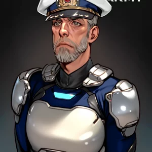 Star Army Male Humanoid Captain