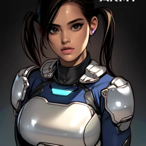 Star Army Female Humanoid