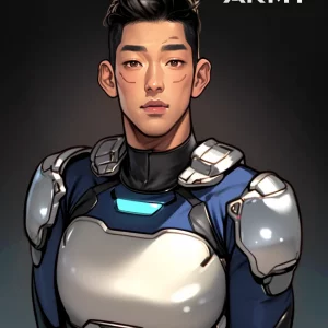 Star Army Male Humanoid