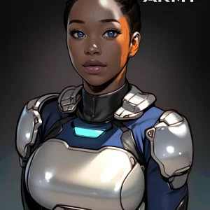 Star Army Female Humanoid