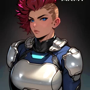 Star Army Female Humanoid