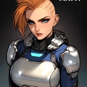 Star Army Female Humanoid