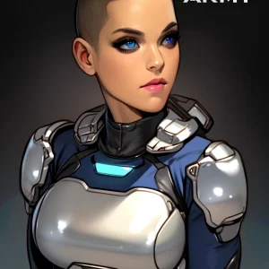 Star Army Female Humanoid