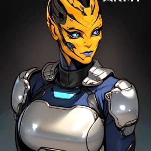 Star Army Female Random Alien - Yellow