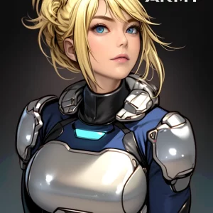 Star Army Female Humanoid - Blond