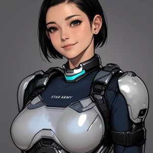 Star Army Female Humanoid