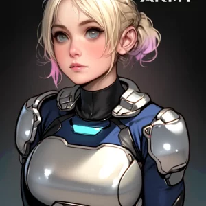 Star Army Female Humanoid