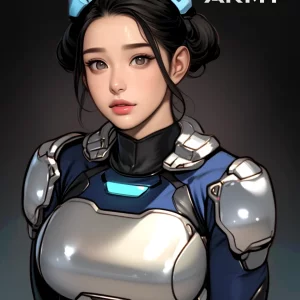 Star Army Female Humanoid