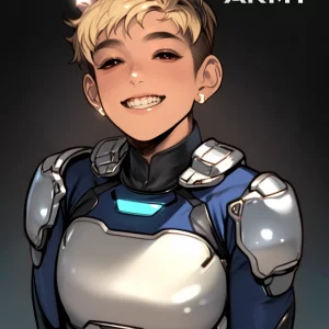 Star Army Non-Binary Humanoid