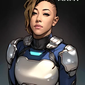 Star Army Non-Binary Humanoid