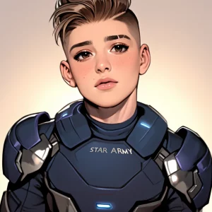 Star Army Non-Binary Humanoid