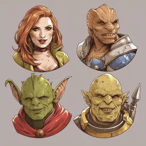 Character headshots