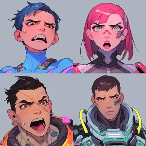 Character headshots